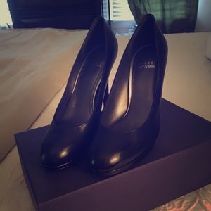 Stuart Weitzman platswoon stacked heel